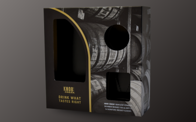 Knob Creek Whiskey Rigid Gift Packaging