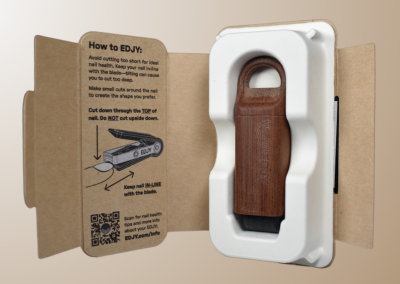 Molded Pulp Book-Style Packaging for EDJY