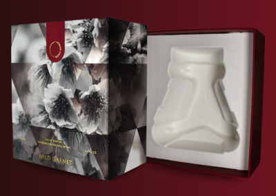 Rigid Box + Molded Pulp Fragrance Packaging for Adrian Costa